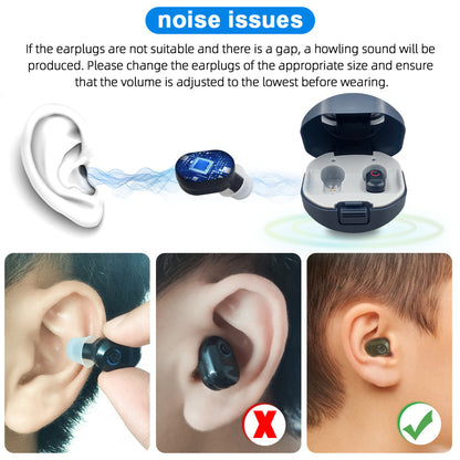 Rechargeable Digital Hearing Aid – Portable Sound Amplifier